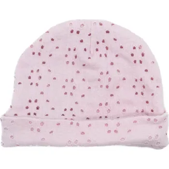 Kojenecká čepice Dětská čepice růžová 0-5m
