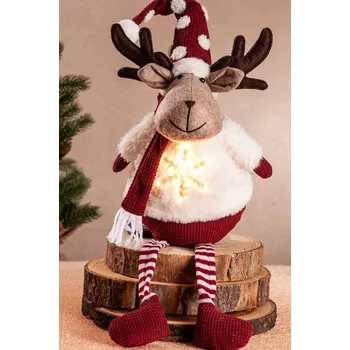 Vánoční dekorace Paramit GEORGE Sob vánoční dekorace sedící 57 cm