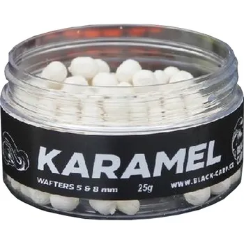 Návnadová surovina BLACK CARP - Wafters Method 5-8 mm 25 g Karamel