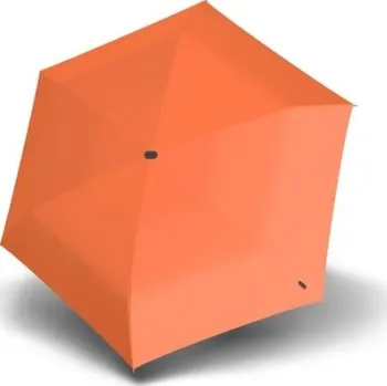 Deštník KNIRPS X4U ultra light slim neon orange - lehký skládací deštník