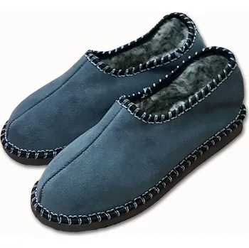 Dámská obuv Ovčí věci Dámské pantofle s ovčí vlnou s plnou patou Barva: Šedá, Velikost: 36