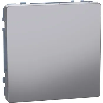 vypínač a zásuvka MEG4075-6036 Záslepka, Sys-D, stainless steel, Schneider Electric