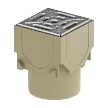 Odvodňovací žlab ACO EUROLINE rohový díl s odtokem DN110, ZN můst. rošt 3003855