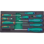 Modul pěnový - šroubováky ploché a křížové, sada 10 ks - JONNESWAY D71PS110KV