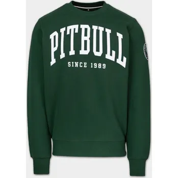 Pánská mikina PitBull West Coast Pánská mikina NORTON crewneck - zelená - PWC_PMNORTON_GREEN Velikosti: XL
