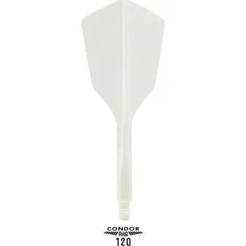Příslušenství pro šipky Condor Axe 120 trojkřídlé letky Narrow White, Velikost M - 24 mm
