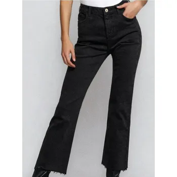 Oblečení a móda Sinsay - Džíny střihu kick flare - černá - 782FI-99J - 782FI-99J-32