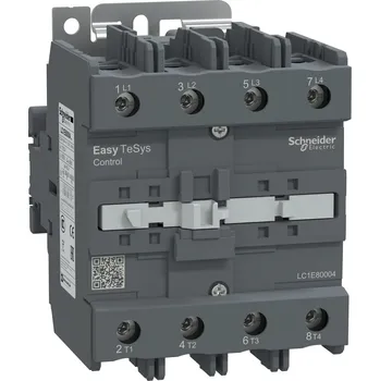Stykač LC1E80004M7 Easy TeSys Control 4NO 100A, Schneider Electric