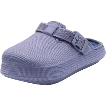 Dámské žabky SAMLUX® Dámské clogsy s kožíškem modré 588A Barva: Navy, Velikost: 37