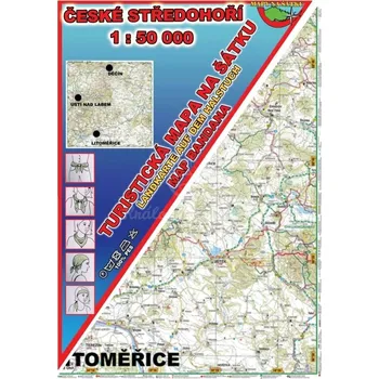 České středohoří šátek s mapou