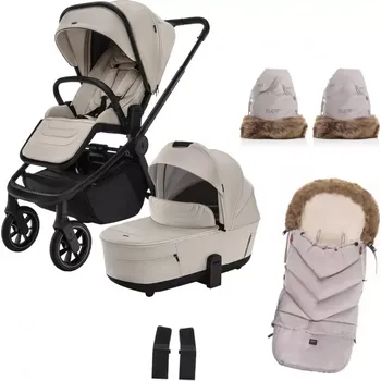 Přeprava dětí Zopa Set Move Cross 5 + hluboká korba Move XL 5 + dárky Ivory Beige