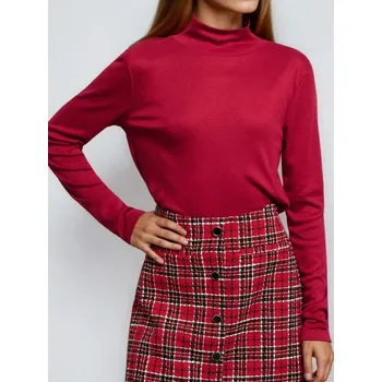 Oblečení a móda Sinsay - Halenka s dlouhými rukávy - červená - 691EU-44J - 691EU-44J-XS