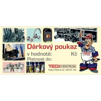 Dárkový potravinový koš Techcentrum Dárkový poukaz - 2000 Kč