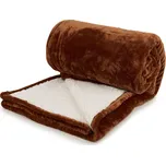 Polášek Holešov Mikroplyšová deka hnědá velikost lůžkovin 150x200