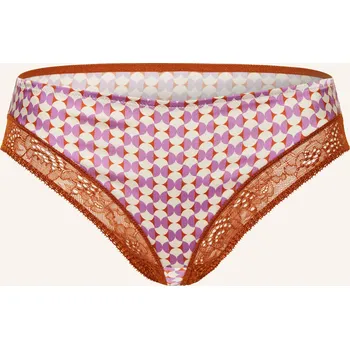 Kalhotky Eres Dámské Slipové Kalhotky Slow S Hedvábím, bílá / fialová...