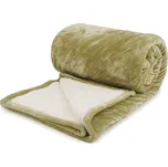 Polášek Holešov Mikroplyšová deka zelená velikost lůžkovin 150x200