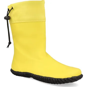 Dámské holínky Barefoot zateplené dámské gumáky Saguaro Brisk I - žluté Velikost: 42