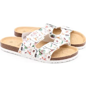 Chlapecké pantofle SAMLUX® Dětské korkové pantofle 9012 s motivem lesa Velikost: 36