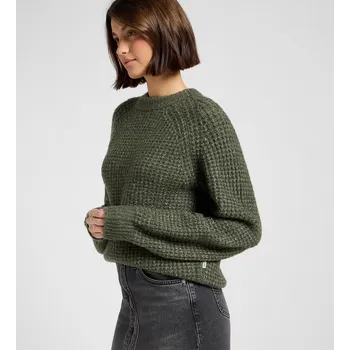 Dámský svetr Lee dámský pletený svetr 112372630 Zelená M