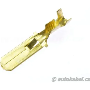 Auto elektroinstalace Kolík Faston 6.3 pro vodič 1,5mm² s jazýčkem