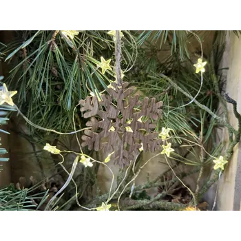 Vánoční dekorace Závěs vánoční vločka