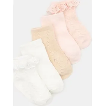 Dívčí oblečení Sinsay - Sada 5&nbsp;párů ponožek - vícebarevná - 700FF-MLC - 700FF-MLC-R22