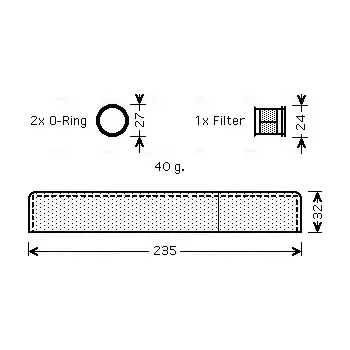Sušič klimatizace AVA QUALITY COOLING Vysoušeč klimatizace AVA TOD349