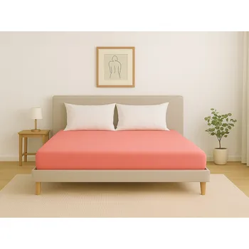 Prostěradlo Slee jersey prostěradlo - losos Rozměr: 180 x 200 cm