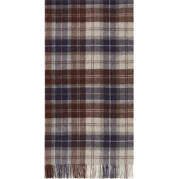 Šála Barbour Pánská Šála Brack, tmavě modrá / hnědá / světle šedá,...