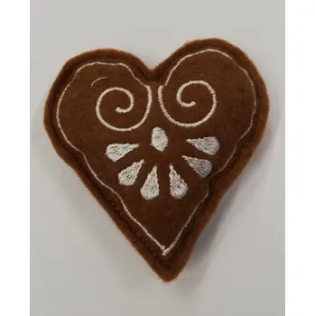 Vánoční dekorace Vánoční dekorace - perníček srdíčko č.1