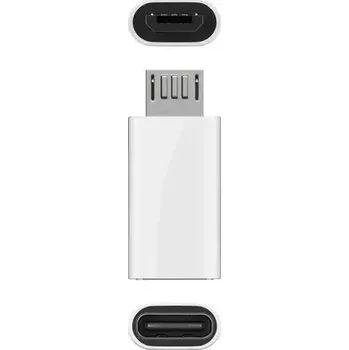 Kabel do PC MicroConnect adaptér USB-C (F) - microUSB B (M) bílá (USBMICROUSBC)