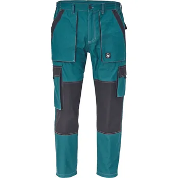 montérky Cerva MAX SUMMER Pracovní kalhoty do pasu zeleno / černá 44 0302023818044