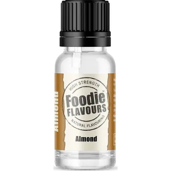 Přisada na vaření a pečení Foodie Flavours Přírodní koncentrované aroma 15ml mandle | Skvělé pro Váš domácí dort