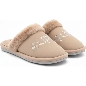 Dámské pantofle SAMLUX® Dámské papuče 1625 camel Barva: Camel, Velikost: 39