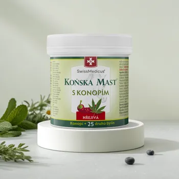 Masážní přípravek Koňská mast® s konopím hřejivá 75 ml