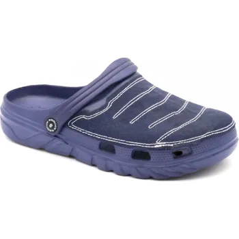 Pánské žabky SAMLUX® Pánské clogsy M28 navy Barva: Navy, Velikost: 46