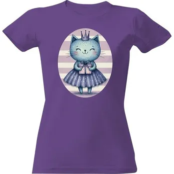 Dámské tričko Tričko s potiskem kočka a dárek dámské