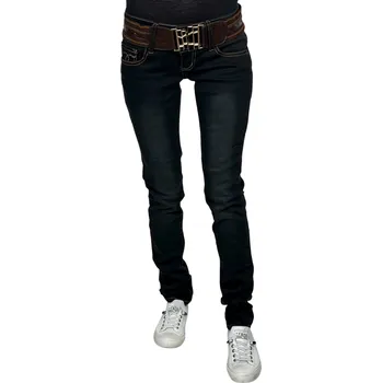 Dámské džíny Miss Olive Dámské černé džíny 05 Barva: Černá, Velikost: 26