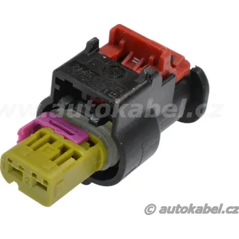 Elektrický konektor Těleso konektoru TE HPF 2F, zelené