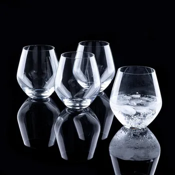 Sklenice Sada 4 ks křišťálových sklenic 400 ml