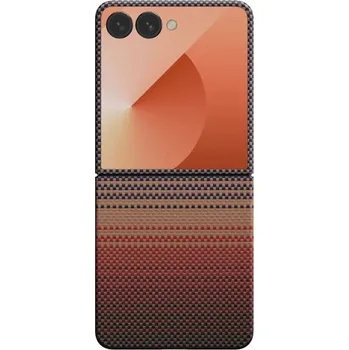 Náhradní kryt pro mobilní telefon PITAKA Ultra-Slim Case Samsung Gal Z Flip 7 Sunset FSFLIP7