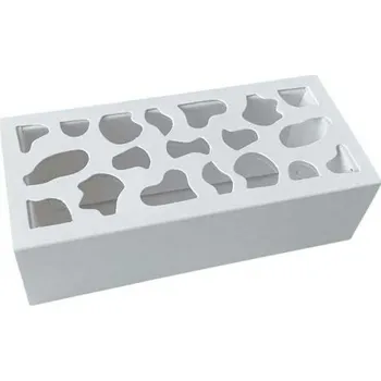 Krabice na pečivo Krabička na makronky bílá (na 4ks)