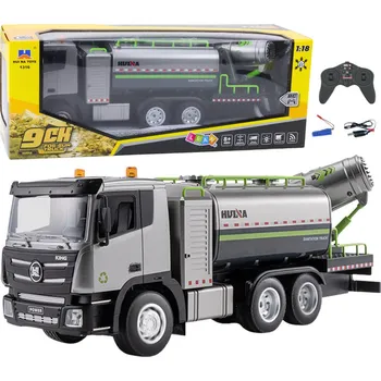 RC model auta RC cisterna s rozprašovačem – 1:18 dálkové ovládání | šedá