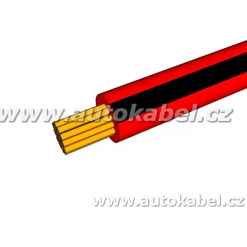 elektrický kabel Autovodič FLRY-B 1,50 mm² rudý/černý.
