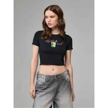 Dámské tričko Krátké tričko s potiskem - M - House - černá - 532DZ-99X