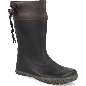 Chlapecké holínky Barefoot dětské zateplené gumáky Saguaro Brisk I - černé Velikost: 35