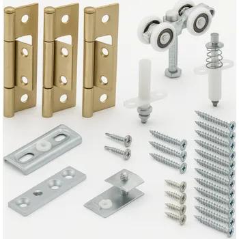 LAGUNA Sada pro dvoje rozlamovací dveře STANFOLD 40 kg bez kolejnice Bez kolejnice