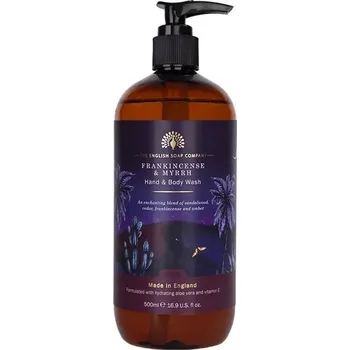 Mýdlo The English Soap Company Frankincense & Myrrh hand & body wash 500ml tekutý gel na ruce a tělo Kadidlo a myrha
