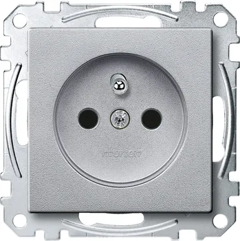 vypínač a zásuvka MEG2600-0460 Zásuvka, Sys-M, šroubová, alu, Schneider Electric