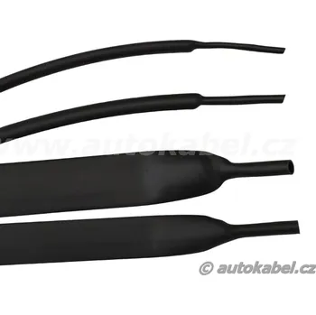 Smršťovací&nbsp;trubice&nbsp;9 mm&nbsp;černá 3:1, kus / 30 cm